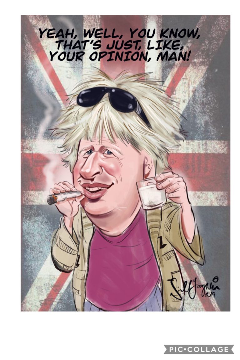 Boris Johnson Cartoons Caricature Artist Dublin Ireland